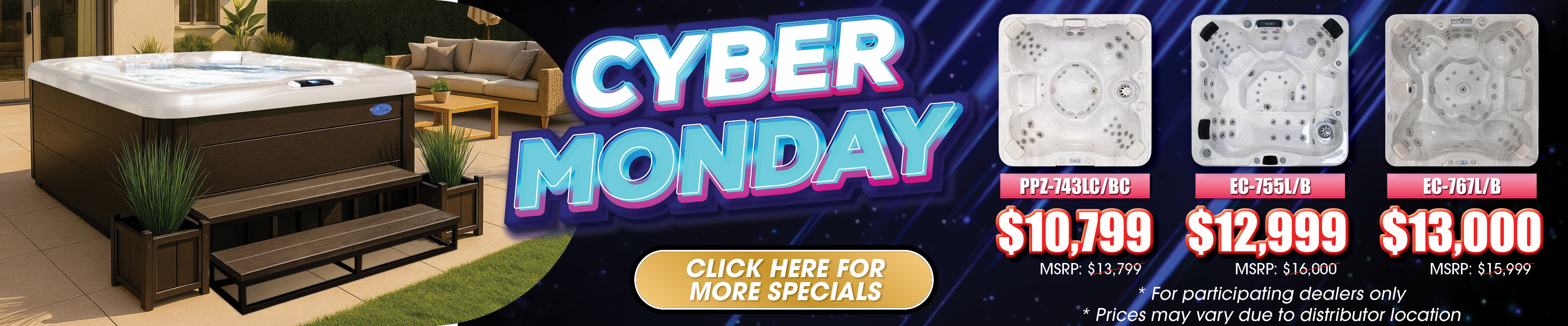 Calspas hot tub being used in a family setting - Navajo Dam